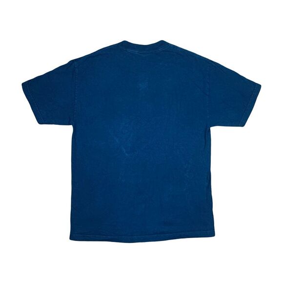 Famous Stars & Straps Blue Logo Crew Neck Tee - Size Large - Picture 3 of 5